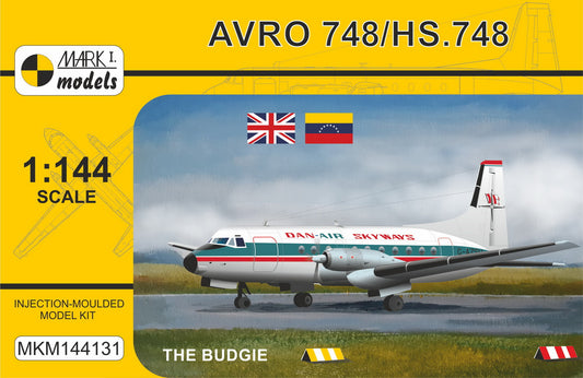 Mark I Models MKM144131 1:144 Hawker-Siddeley HS.748 'The Budgie'