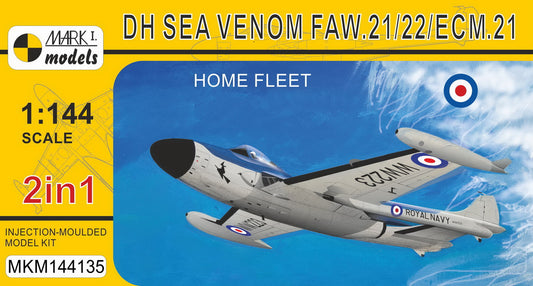 Mark I Models MKM144135 1:144 de Havilland Sea Venom FAW.21/22/ECM.21 Home Fleet