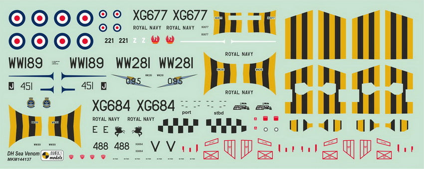 Mark I MKM144137 1:144 Sea Venom FAW.21/22 “In Combat Ops”