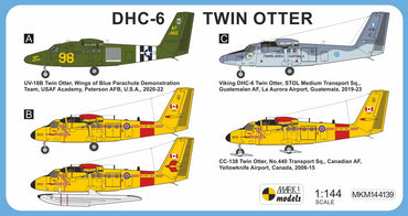 Mark I Models MKM144139 DHC-6 Twin Otter In the Americas 1:144