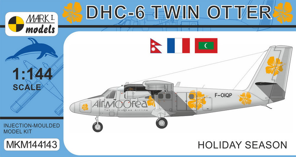 Mark I Models MKM144143 DHC-6 Twin Otter Holiday Season 1:144