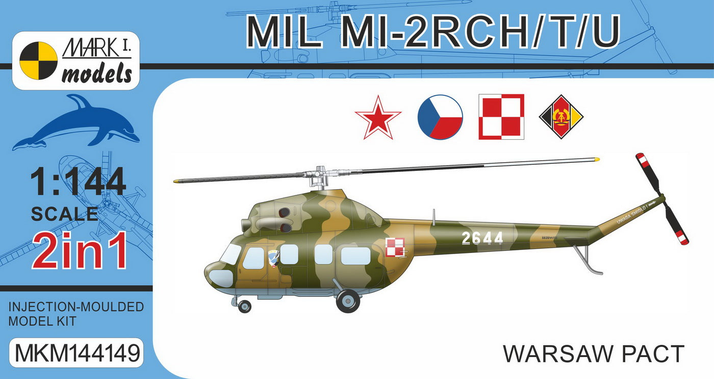 Mark I Models MKM144149 1:144 Mil Mi-2 Hoplite 'Warsaw Pact'