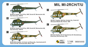 Mark I Models MKM144149 1:144 Mil Mi-2 Hoplite 'Warsaw Pact'