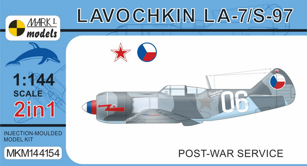 Mark I Models MKM144154 1:144 Lavochkin La-7/S-97 'Post-war Service'