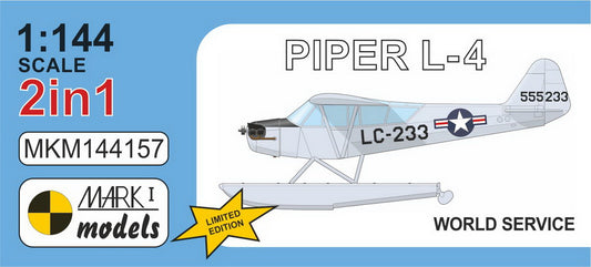 Mark I Models MKM144157 1:144 Piper L-4 'World Service'