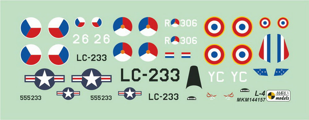 Mark I Models MKM144157 1:144 Piper L-4 'World Service'