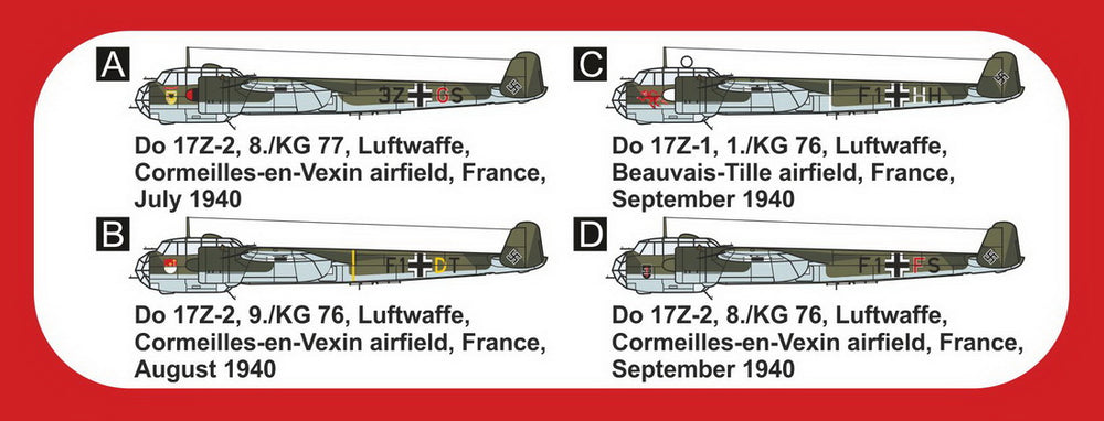 Mark I Models MKM144170L 1:144 Dornier Do-17Z 'Battle of Britain' bagged