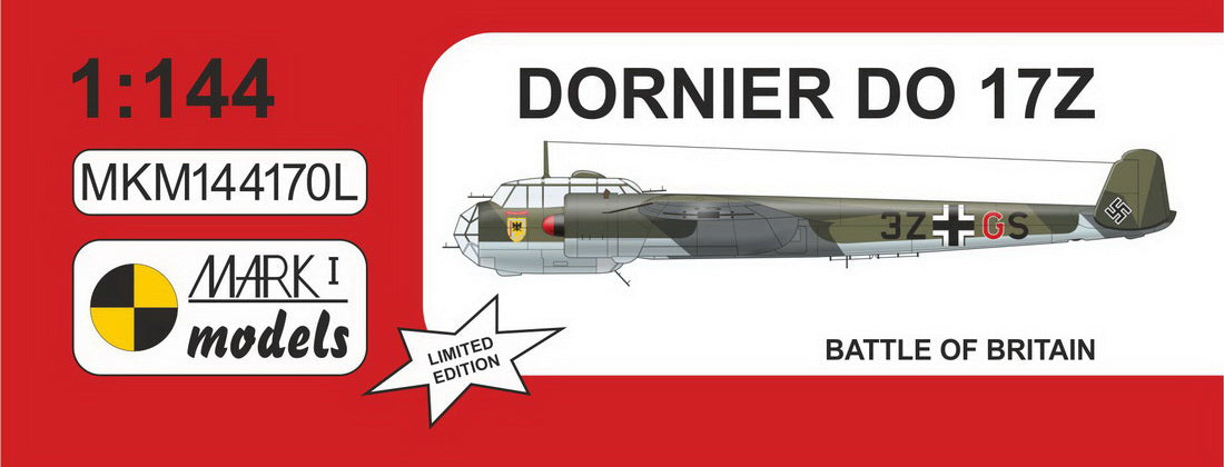 Mark I Models MKM144170L 1:144 Dornier Do-17Z 'Battle of Britain' bagged