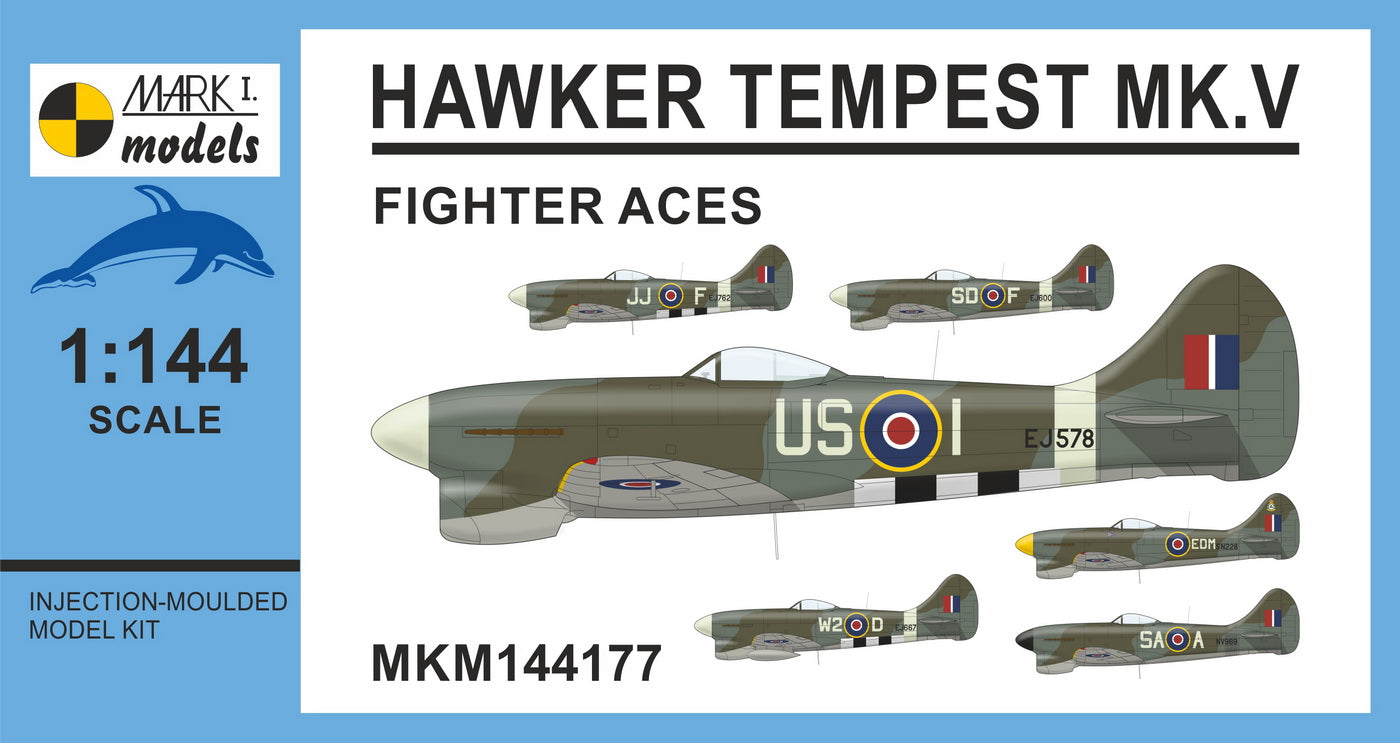 Mark I Models MKM144177 Hawker Tempest Mk.V Fighter Aces 1:144