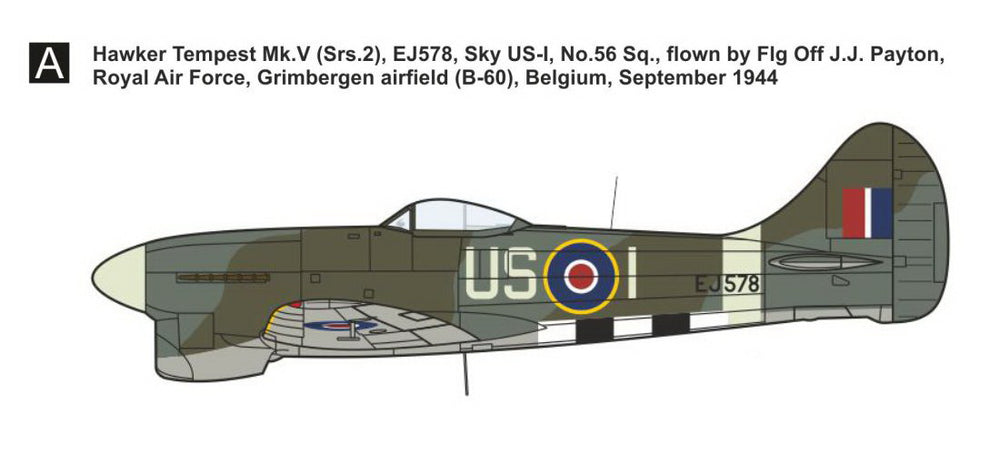 Mark I Models MKM144177 Hawker Tempest Mk.V Fighter Aces 1:144