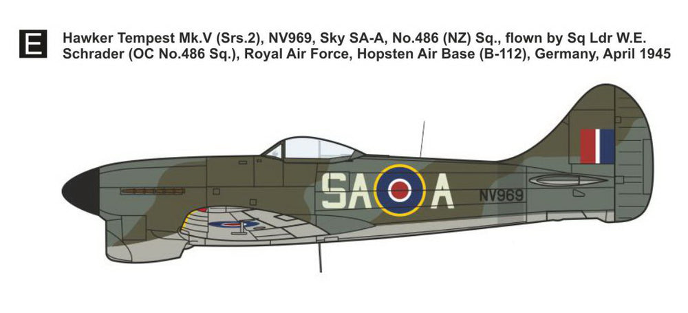 Mark I Models MKM144177 Hawker Tempest Mk.V Fighter Aces 1:144