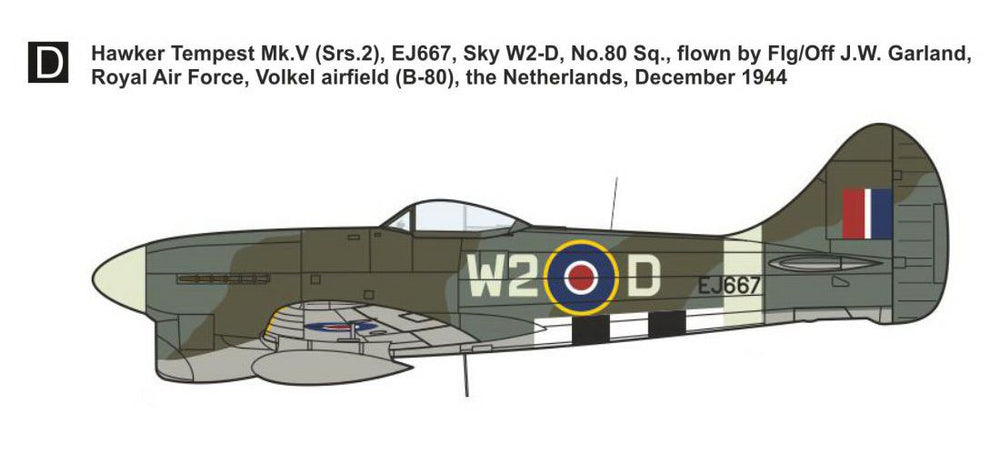 Mark I Models MKM144177 Hawker Tempest Mk.V Fighter Aces 1:144