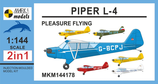 Mark I Models MKM144178 Piper L-4 Pleasure Flying 1:144