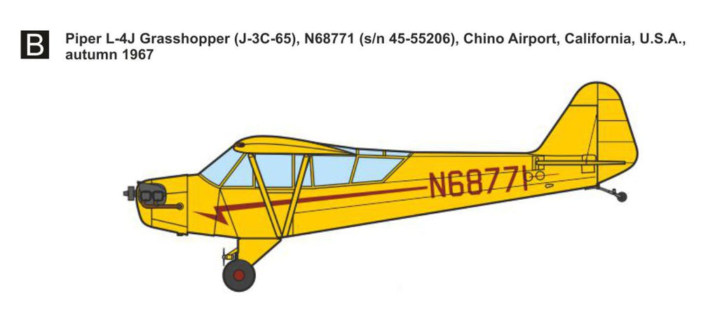 Mark I Models MKM144178 Piper L-4 Pleasure Flying 1:144
