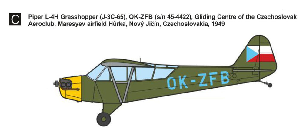 Mark I Models MKM144178 Piper L-4 Pleasure Flying 1:144