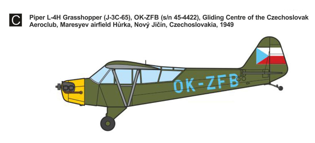 Mark I Models MKM144178 Piper L-4 Pleasure Flying 1:144