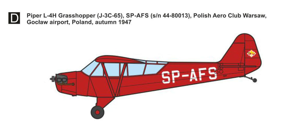Mark I Models MKM144178 Piper L-4 Pleasure Flying 1:144