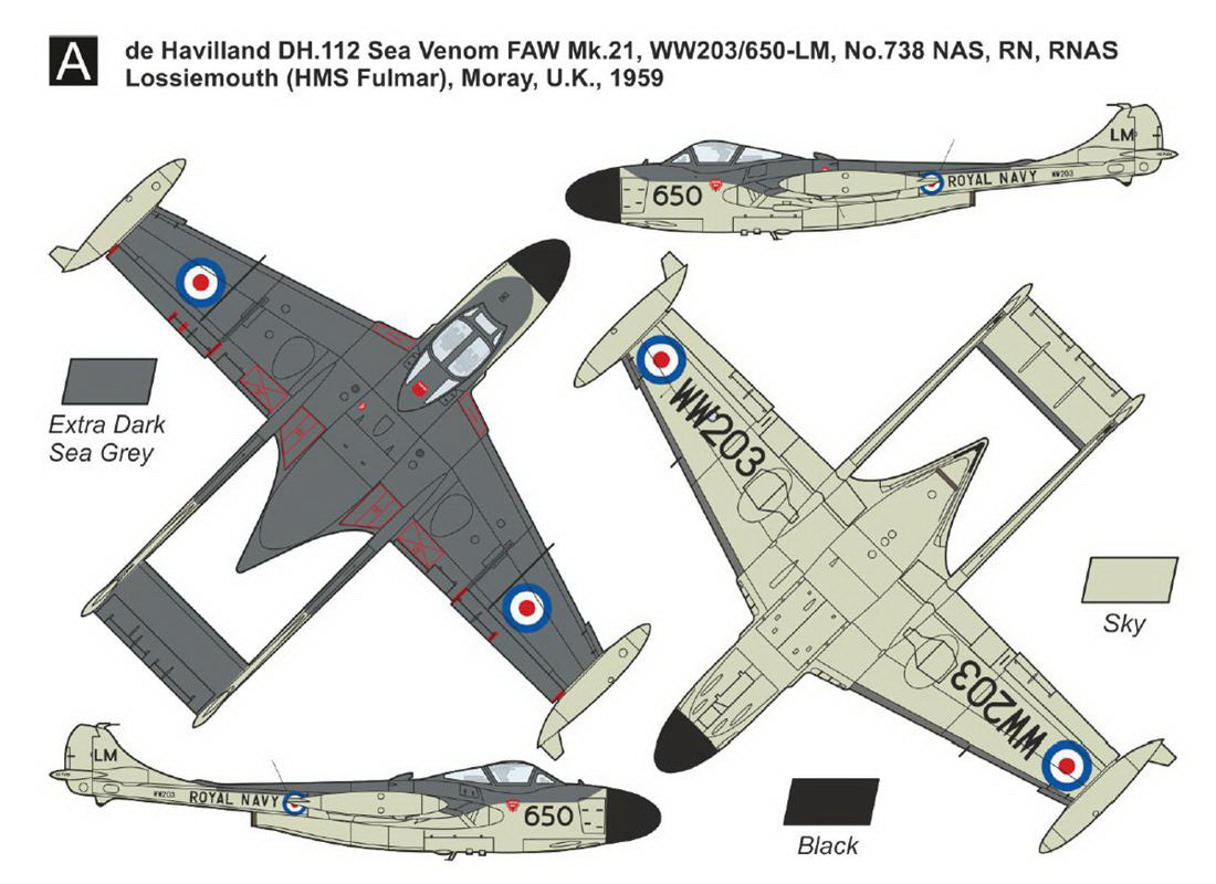 Mark I Models MKM144179 Sea Venom FAW.21/53 RN/RAN Service 1:144