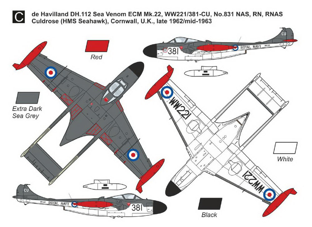 Mark I Models MKM144179 Sea Venom FAW.21/53 RN/RAN Service 1:144