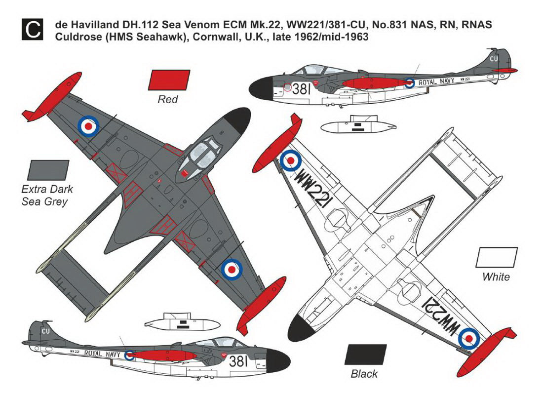 Mark I Models MKM144179 Sea Venom FAW.21/53 RN/RAN Service 1:144