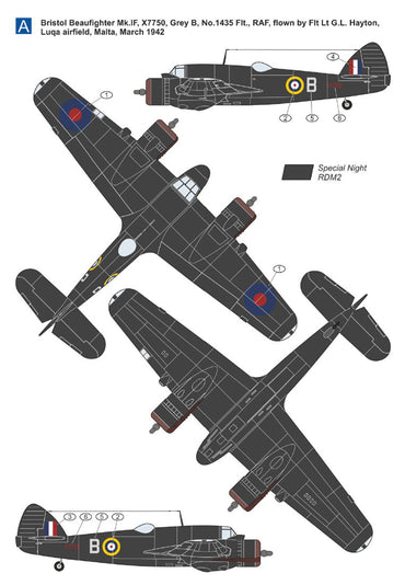 Mark I Models MKM144181 Bristol Beaufighter RAF Aces 1:144