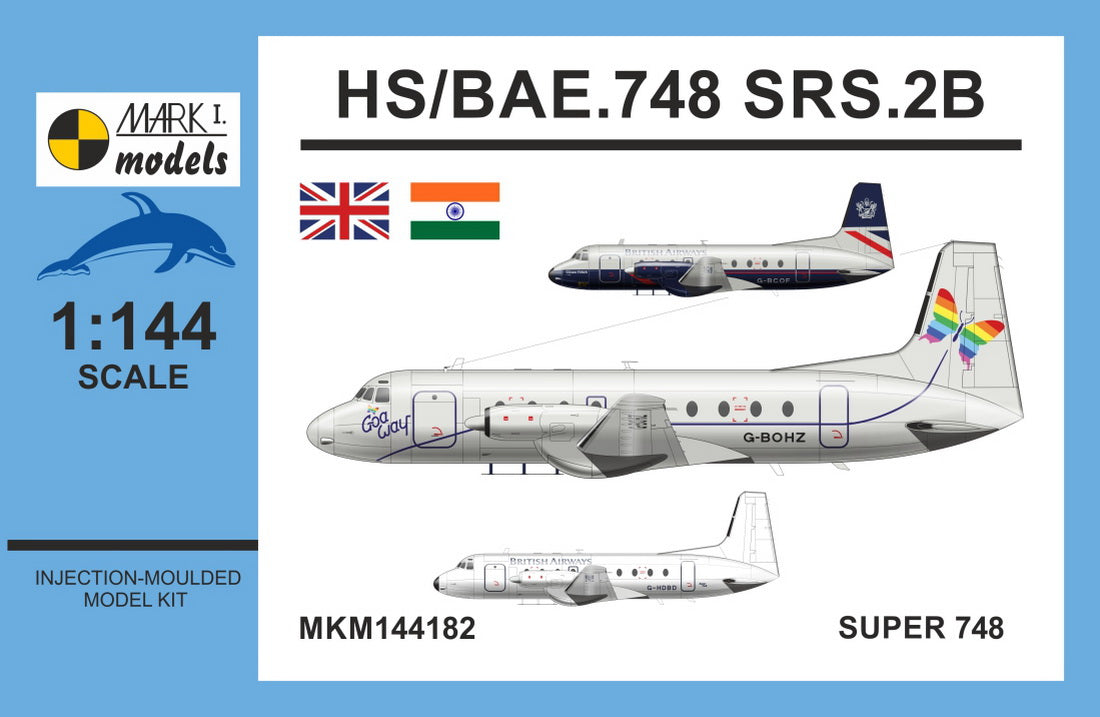 Mark I Models MKM144182 1:144 British Aerospace BAe.748 'Super 748'