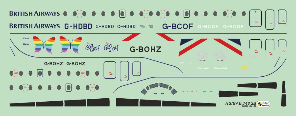 Mark I Models MKM144182 1:144 British Aerospace BAe.748 'Super 748'