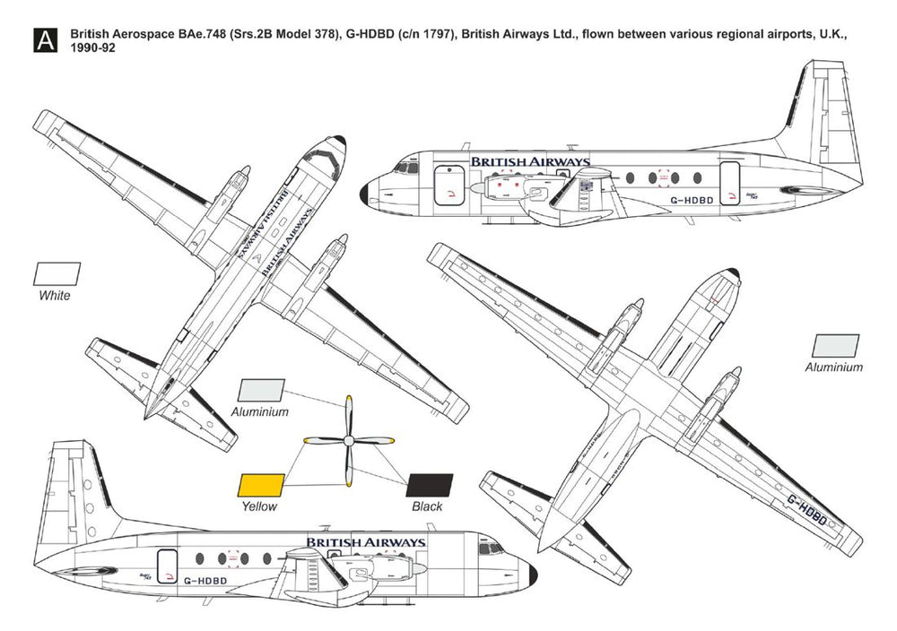 Mark I Models MKM144182 1:144 British Aerospace BAe.748 'Super 748'