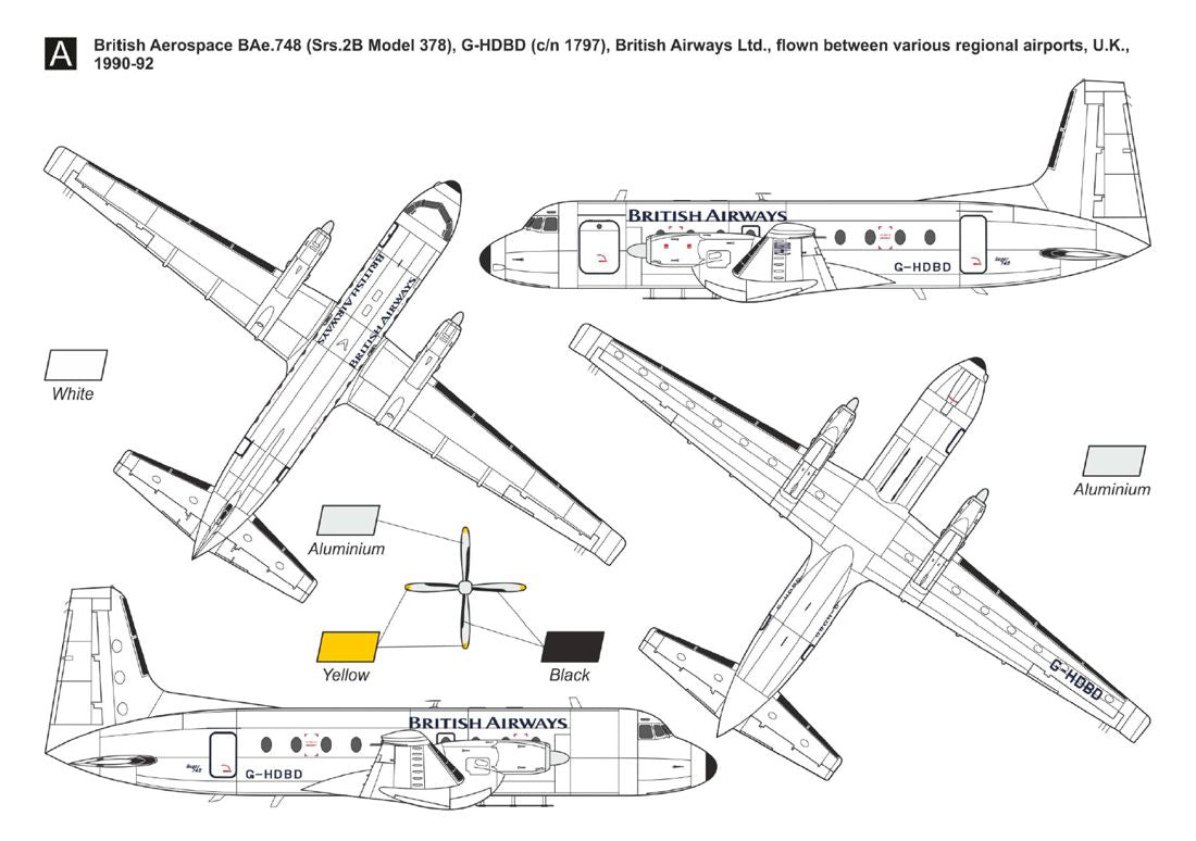 Mark I Models MKM144182 1:144 British Aerospace BAe.748 'Super 748'