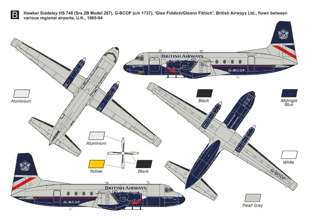 Mark I Models MKM144182 1:144 British Aerospace BAe.748 'Super 748'