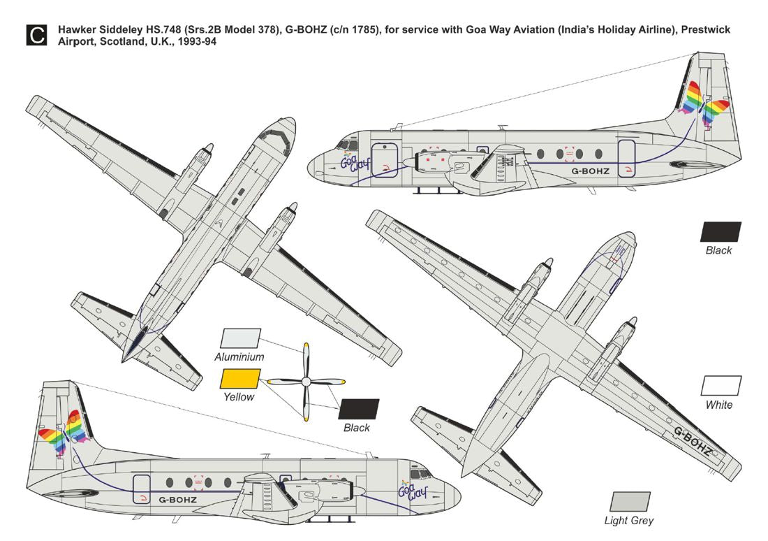 Mark I Models MKM144182 1:144 British Aerospace BAe.748 'Super 748'