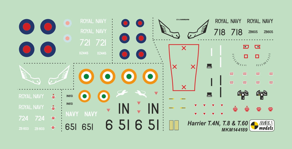Mark I Models MKM144189 Harrier T.4N/T.8/T.60 Naval Service 1:144
