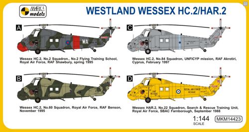 Mark I Models MKM14423 1:144 Westland Wessex HC.2/HAR.2