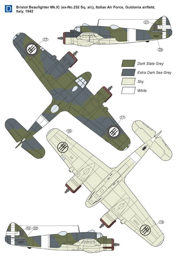 Mark I Models MKM14435 Beaufighter Mk.IC Coastal Patrol 1:144
