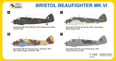 Mark I Models MKM14436 Beaufighter Mk.VIF/C Formidable 1:144
