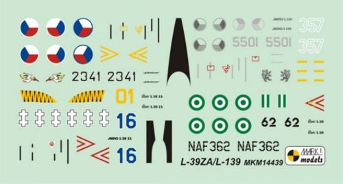 Mark I Models MKM14439 Aero L-39ZA/L-139 Albatros 2000 1:144