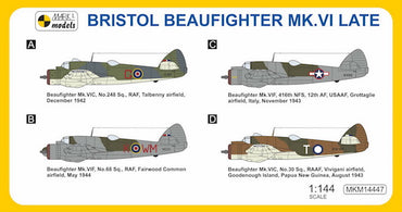 Mark I Models MKM14447 1:144 Bristol Beaufighter Mk.VI Late 'Dihedral Tailplane'