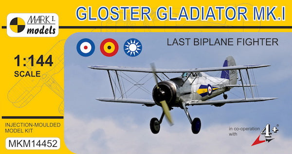 Mark I Models MKM14452 1:144 Gloster Gladiator Mk.I Last Biplane Fighter