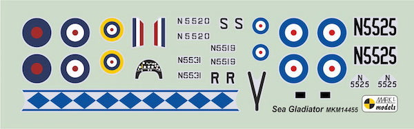 Mark I Models MKM14455 1:144 Gloster Sea Gladiator 'Malta Defender'
