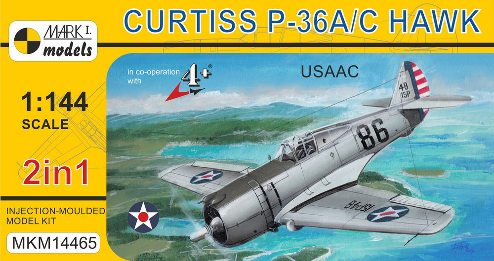 Mark I Models MKM14465 1:144 Curtiss P-36 Hawk 'USAAC'