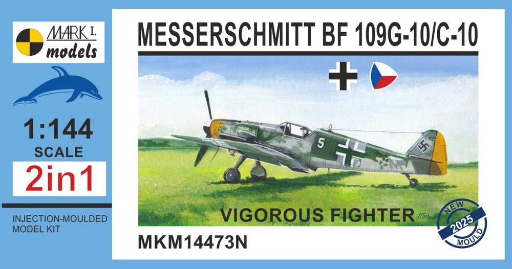 Mark I Models MKM14473N Bf-109G-10/Avia C-10 (2in1) 1:144