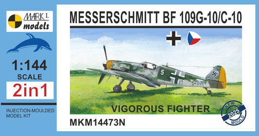 Mark I Models MKM14473N Bf-109G-10/Avia C-10 (2in1) 1:144