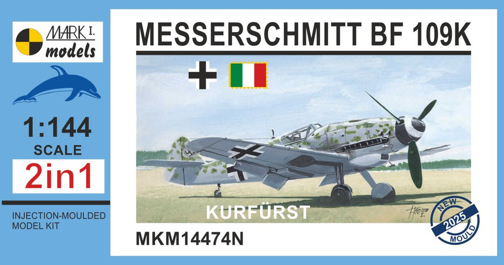 Mark I Models MKM14474N 1:144 Messerschmitt Bf-109K-4 'Kurfurst'