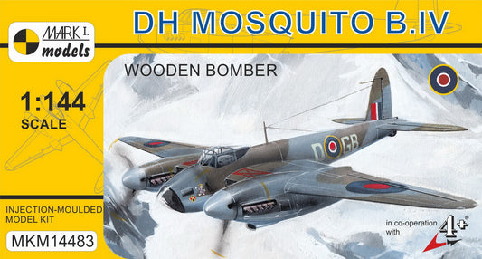 Mark I Models MKM14483 1:144 de Havilland Mosquito B.IV 'Wooden Bomber'