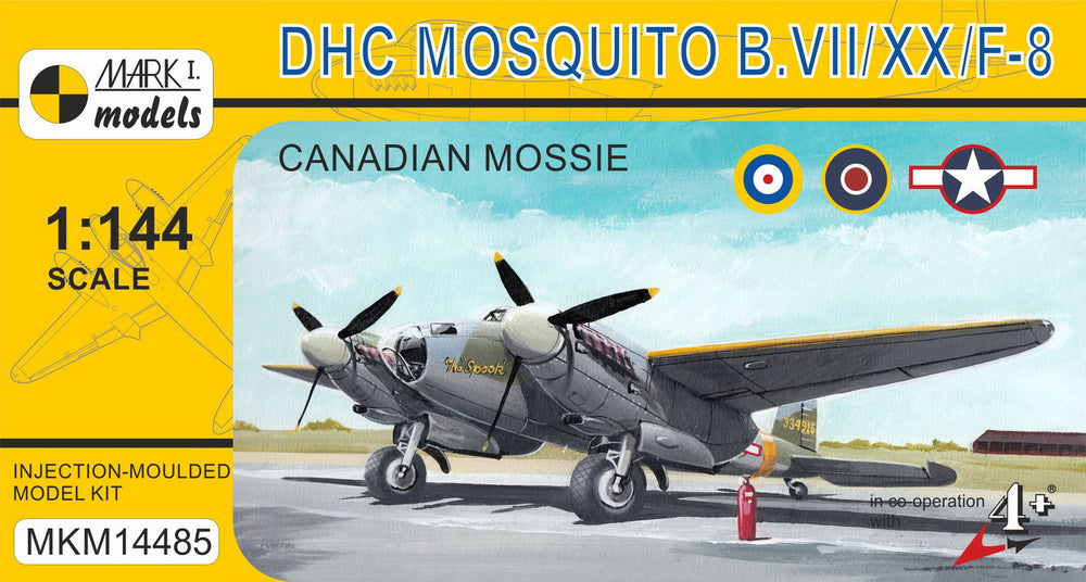Mark I Models MKM14485 1:144 deHavilland Mosquito B.VII/B.XX/F-8 Canadian Mossie