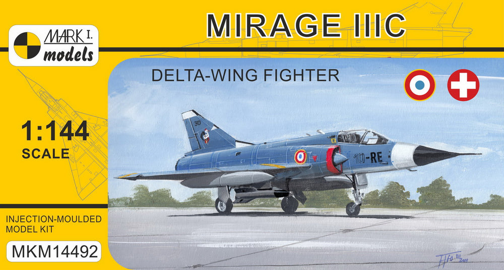 Mark I Models MKM14492 1:144 Dassault_Mirage IIIC 'Delta-wing Fighter'