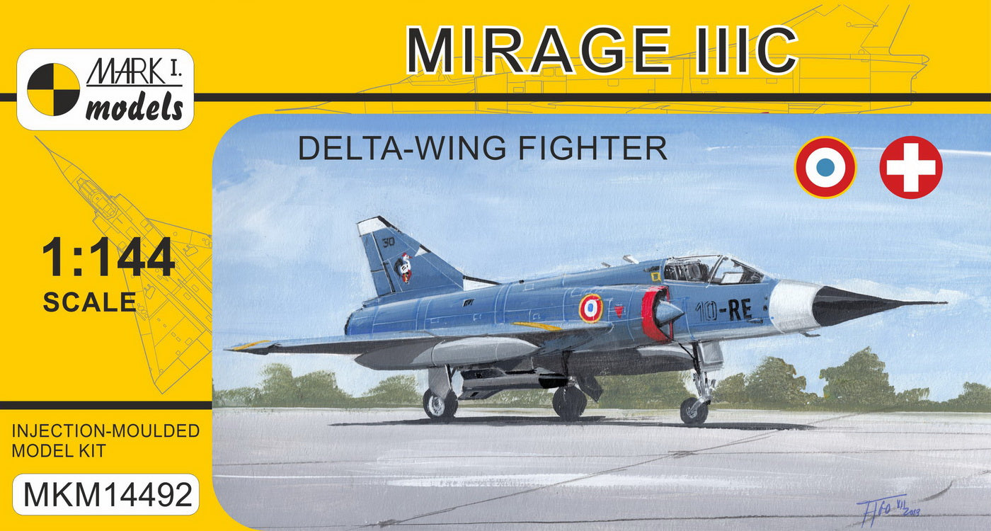 Mark I Models MKM14492 1:144 Dassault_Mirage IIIC 'Delta-wing Fighter'