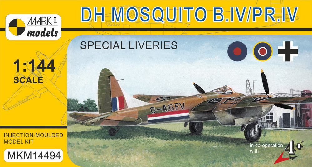Mark I Models MKM14494 1:144 de Havilland Mosquito B.IV/PR.IV 'Special Liveries'