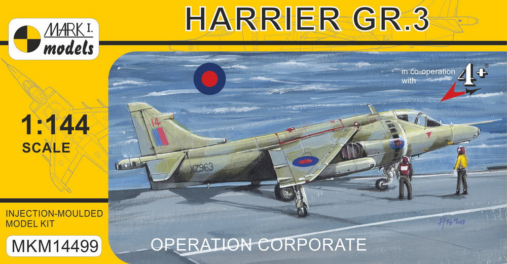 Mark I Models MKM14499 Harrier GR.3 Operation Corporate 1:144