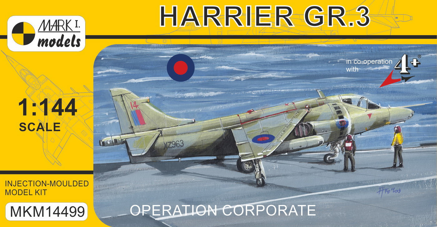 Mark I Models MKM14499 Harrier GR.3 Operation Corporate 1:144